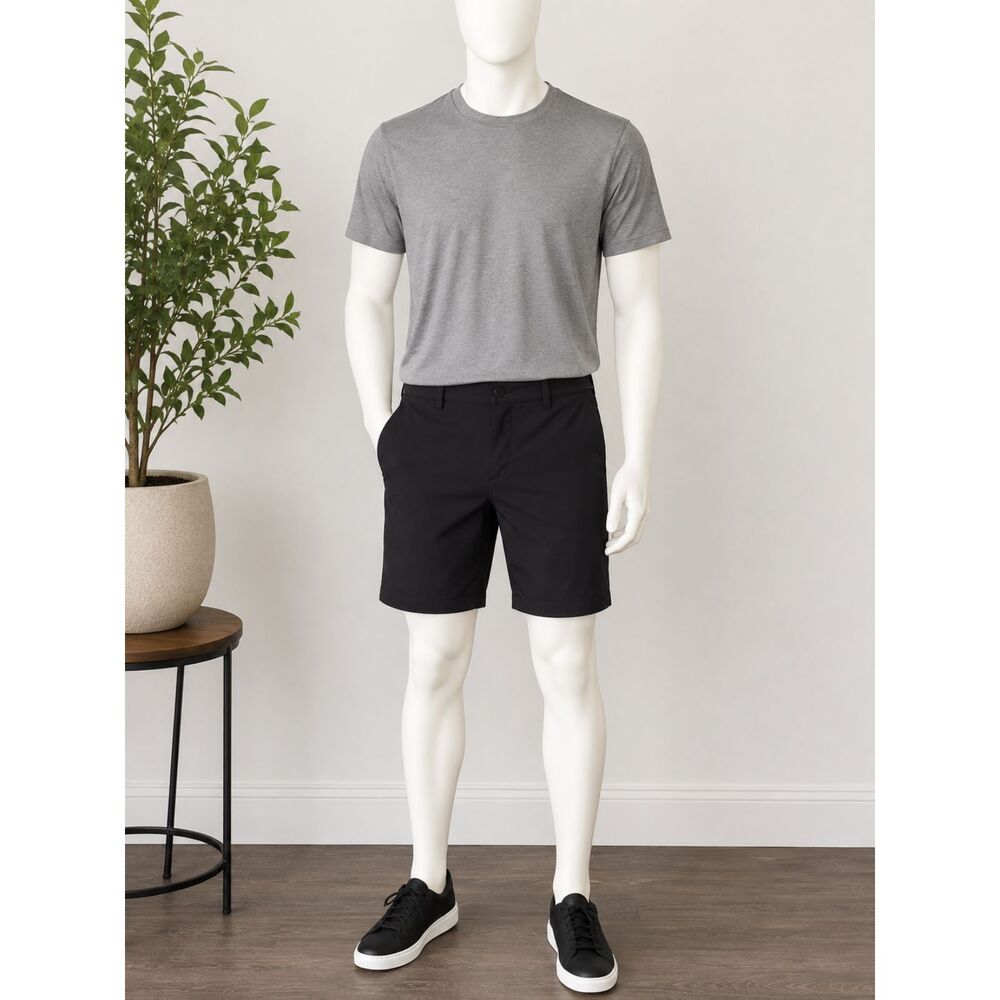 Gerry Men’s Tech Shorts Black Size 30 Stretch Hiking Outdoor Performance NWT